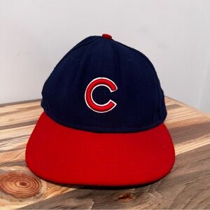 New Era 59Fifty Navy and Red Chicago Cubs Hat